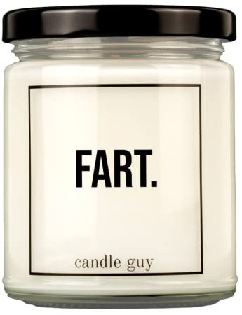 candle guy Duftkerze | Fart. | Handgemacht aus 100% Sojawachs | 70 Stunden Brenndauer