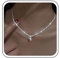 Sparkly Cz Kreuz Halskette Kristall Kreuz Anhänger Halskette Dünne Silberne Kette Kreuz Feine Halskette Strass Kreuz Choker Halskette Vintage Religion Kreuz Halskette Schmuck Für Frauen Und Mädchen