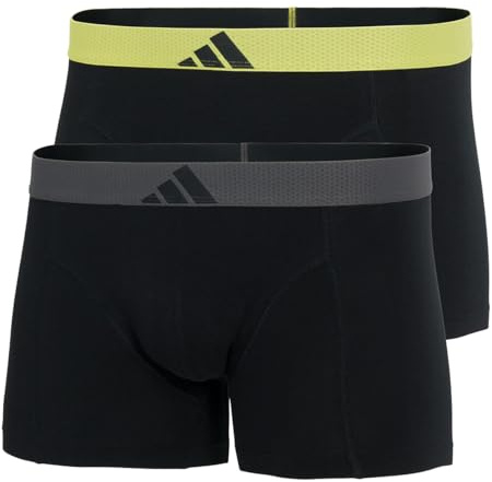 adidas Herren Trunk (2 Pack) - Active Flex Cotton Body - Boxershorts - Bequeme Unterwäsche