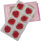 Essbare Tortendeko zuckerblumen mit 8 Stück Rote Rose Streusel Rosen Kuchen-Cupcake-Topper für Cupcakes und Eis, Muffin am Valentinstag Tortendekorationen