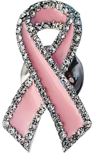 HiyyFloy Brustkrebs-bewusstseins-brosche, Anstecknadel, Aids, Hoffnung, Rosafarbenes Band, Anstecknadel, Brosche Für Frauen, Schmuck
