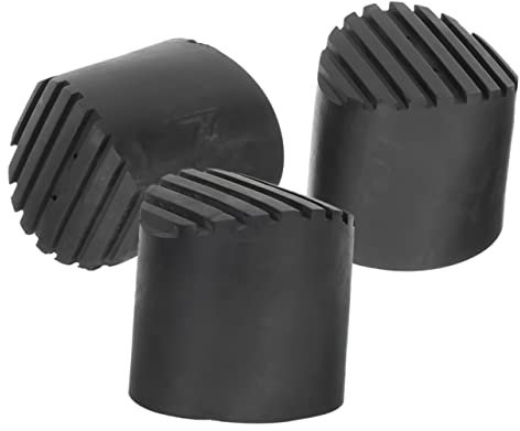 Housoutil Leiterfußabdeckung Gummi 3 Stück Rutschfest Leiterfüße Schutzpads Mit Schalldämmung Hitzebeständig Für Haushalt Und Ausziehleitern