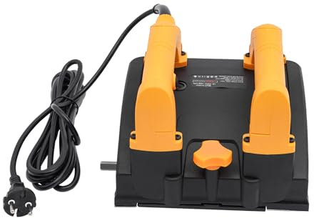 Elektrischer Wandhobel, 1200W leistungsstarker Handhobel Betonhobel Tiefenverstellbar 1-4 mm 4000 U/min Wandhobel für Spachtelwände