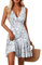 Sommerkleid Damen Kurz Sommer Outfits Ballkleid Abendkleider Elegant Für Hochzeit Sommerkleider Knielang Chiffonkleid Kleid Festlich Weisses Damen Plissee Abendkleider Rot (Grau,S)