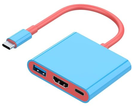 Sehuby USB C Docking Station Adattatore HDTV portatile per gioco HDTV Dock Station Gaming e Office Use Accessories