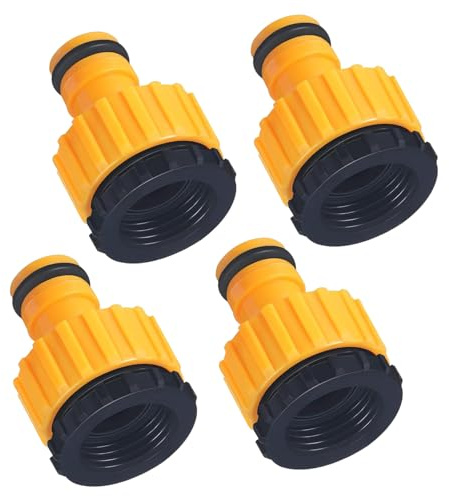 4Pcs Garden Hose Tap Connectors Set – Easy Installation Hosepipe Fittings for Irrigation, Car Wash, Garden Watering – Leakproof Hose Connector Kit
