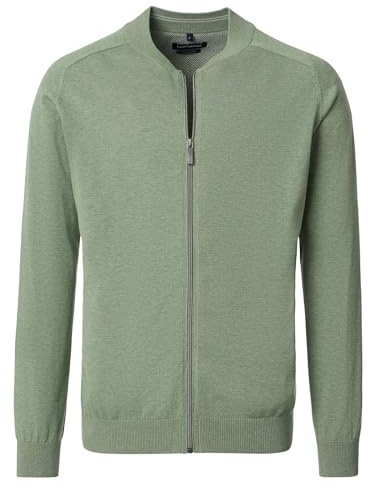 CASAMODA - Herren Strickjacke unifarben (004440), Größe:XL, Farbe:Türkis (387)