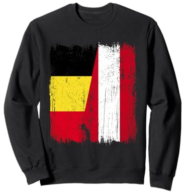 Demi Drapeau Belge autrichien Belge Sweatshirt