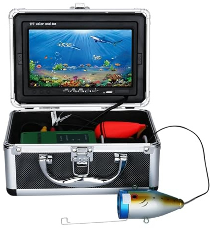 10M 20M 30M 7 Zoll 1000tvl Unterwasser-Videokamera-Kit for Angeln 12 PCS LED-Infrarot-Lampen Lichter Video Fischfinder Klare Sicht(30M)