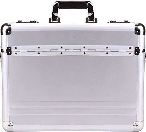 Dermata Pilotenkoffer aus Aluminium 46,5 cm silber