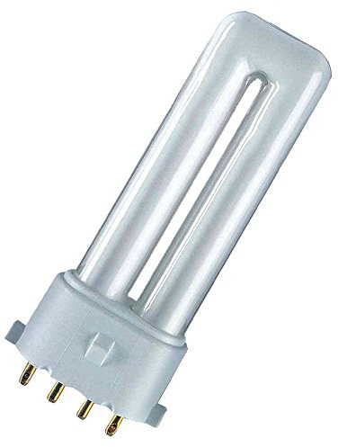 Osram 10 Stück Kompakt-Leuchtstofflampe DULUX S/E 9 Watt 840 Sockel 2G7 600 Lumen