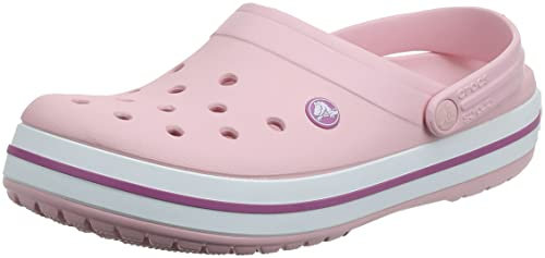 Crocs Crocband, Unisex Adults Clogs, Pink (Pearl Pink/Wild Orchid), 12 (48/49 EU)
