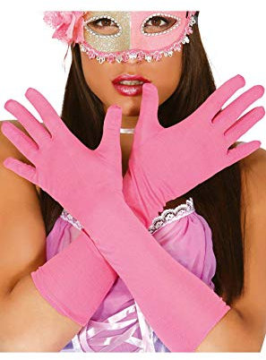 Guirca Fiestas GUI16521-1 Paar Pinke Handschuhe, 45 cm