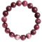 10 mm Turmalin-Perlen, elastisch, Etsy Energy, Schmuck, modisches Armband, 17,8 cm (7 Zoll) (lila)