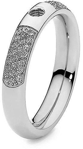 Qudo Austauschbarer Deluxe-Schmalring 626662-60, Kristall