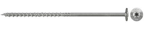 fischer Power-Fast FPF-ST 6,0 x 100 A4P - Spanplattenschrauben mit Teilgewinde und Senkkopf, zur Befestigung von tragenden Bauteilen in Holz, nicht rostender Stahl - 100 Stück - Art.-Nr. 40569