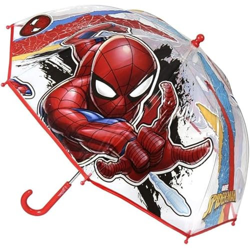 Cerdá 2400000409 Paraguas, Rojo (Rojo 001), One Size (Tamaño del Fabricante:Única) para Niños