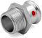 SANHA-Therm (Serie 24000) C-Stahl Pressfittinge SA, V, M-Profil Übergang mit Außengewinde (28 x 1)
