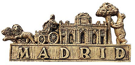 3D-Kühlschrankmagnet, Madrid Spanien, Reise-Souvenir, Geschenk, magnetische Aufkleber-Kollektion