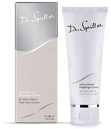 Dr. Spiller - Johanniskraut Fusspflege Creme | für raue, trockene und verhornte Haut | für ein streichelzartes und harmonisch duftendes Ergebnis
