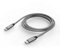 CBUS Braided USB C to USB C Charger Cable 2m Heavy-Duty for Xiaomi Redmi, Honor Magic, Google Pixel, Oppo Find/Reno, Sony Xperia, Motorola Moto/Edge/Razr, Nothing Phone, TCL, Nokia (Space Grey)