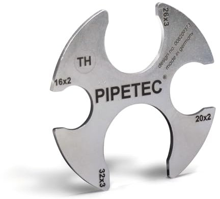 Pipetec Prüflehre Test Gauge für Pressfittings 16x2 20x2 26x3 32x3