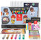 Arteza Kids Jigsaw Puzzle Kit, 5 Careers Puzzles, 16 Crayons, 6 Tubes of Glitter Glue, 5 Frames, DIY and Screen-Free Kids’ Activities for Ages 3 and Up