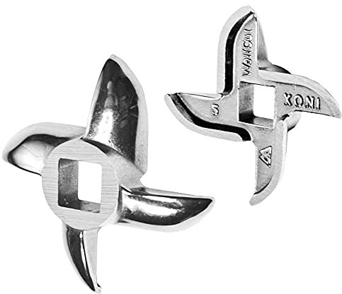 Wolfcut Inox Sichelmesser - kompatibel mit Fleischwolf BOSCH MFW45020
