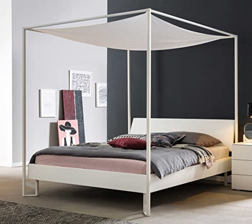 Hasena Top Line Himmelbett Cielo weiß Polsterkopfteil Lecco 200x200