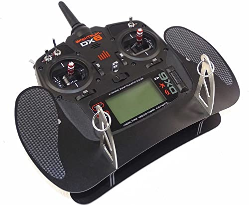 AHLTEC Senderpult Spektrum DX6 (V2, G2, G3) & DX7 & DX8 G2 BLACK mit Standard Senderpultbügel, ohne Handauflagen