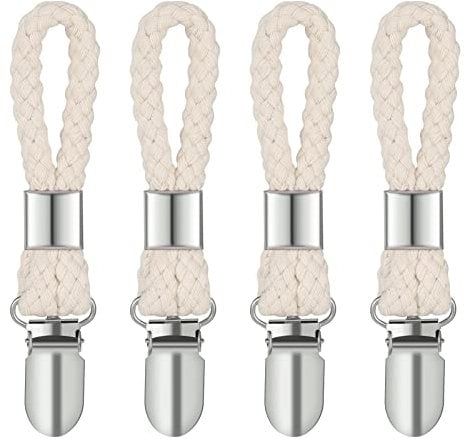 ruggito Handtuch Clips, Geschirrtuchclip, Multifunktions Handtuchhalter, Strapazierfähiger Handtuchclip Eignen Sich zum Aufhängen von Häusern, Schränken und Badezimmern 4 Stücke