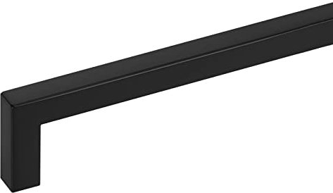 Maniglia per mobili E8 Spaziatura dei fori 480 mm acciaio inox nero opaco Maniglia per barra/maniglia per ringhiera di SOTECH