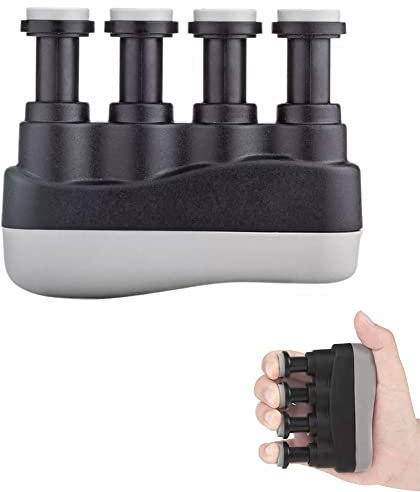 Finger Exerciser Werkzeug, Gitarren Trainer, Handtrainer für Gitarre Klavier, Einstellbare Fingertrainer, Handgriff Trainer Muskelübungen Zubehör