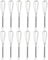 ZLKSKER Small Wire Whisks, Stainless Steel Mini Whisk, Egg Beater (5-inch/12pcs)