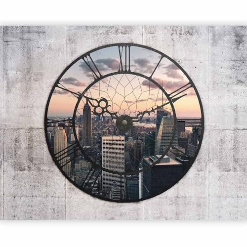 murando Fototapete selbstklebend New York 343x270cm Foto Tapete Tapetenfolie Möbelfolie Wandverkleidung Wandtapete Motivtapeten Bildtapete Wohnzimmer 3d Effekt Modern City Stadt Fensterblick Panorama