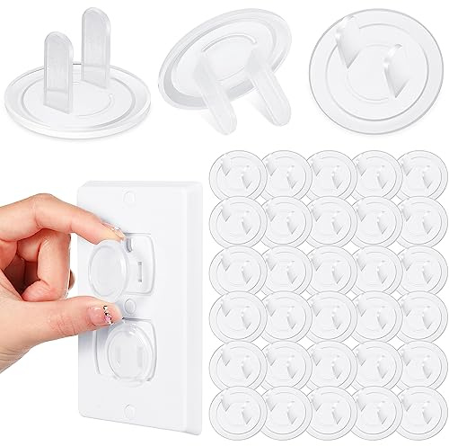 Thyle 200 Pcs Clear Outlet Covers Baby Proof for Electrical Outlets Bulk