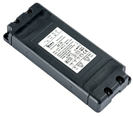 Elektronischer Transformator TCI EF70 Trafo dimmbar 20-70 Watt 12 Volt 300mA dimmable weiß weiss
