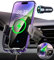 ISEYOU Support Telephone Voiture Induction, 15W [Serrage Automatique] Chargeur Induction Voiture sans Fil avec QC 3.0 Chargeur Adaptateur Rapide Compatible avec iPhone 16 15 Pro Max, Galaxy S24/S23
