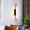 MantoLite LED Wandlampe, 60CM 12W Schwarz Spiegel Licht, Vintage Acryl Transparenter Wandleuchter Beleuchtung, 3000K Modern Bild Wandleuchte für Wohnzimmer Schlafzimmer