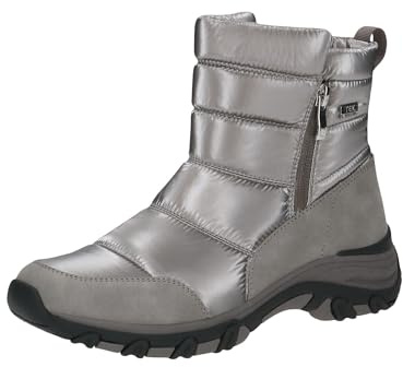 CAPRICE Damen Winterstiefel ohne Absatz Vegan Wasserabweisend