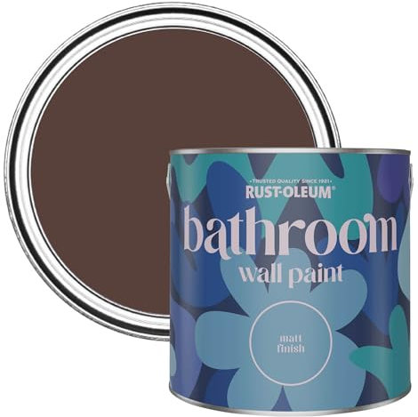 Rust-Oleum Red Water-Resistant Bathroom Wall & Ceiling Paint - Valentina 2.5L
