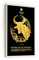 codiarts. Astrologie Sternzeichen Poster | Goldfolienprägung | goldenes Tierkreiszeichen Stier Wandbild | DIN A3 ohne Rahmen (Taurus, Schwarz)