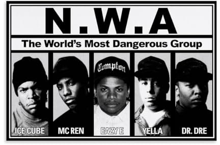 TSNKNP Nwa Group Poster Dekorative Malerei Leinwand Wandkunst Wohnzimmer Poster Schlafzimmer Malerei,Wandkunst Bilddruck Moderne Familienzimmer Dekor 12x18inch(30x45cm)