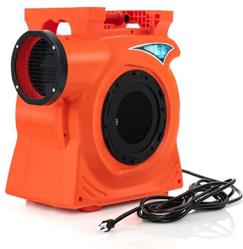 RELAX4LIFE Souffleur d'air Professionnel 2300W/2HP, Souffleur Gonflable Pompe Électrique Portable pour Château Gonflable Géant/Toboggan Aquatique/Grandes Décorations de Fêtes Gonflables