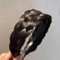 Damen Haarreif, Fischschwanz, Zopf Stirnband, Stirnbänder, verziert Haarreifen - Party, Hochzeit, Kopfschmuck, Haarband für Frauen und Mädchen Haarbänder (Breite Schwarz Braun, Einheitsgröße)