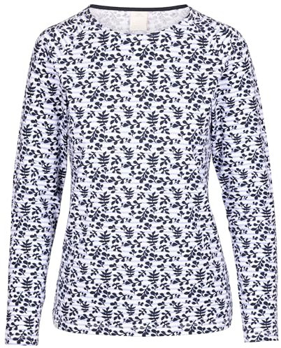 Trespass Womens Long Sleeve Top Cotton with Floral Design Lottie
