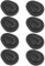 EMSea 8PCS Car Cup Holder Position Limiter 3.6x3x0.86cm Self-Adhesive Auto Interior Cup Stabilizer Silicone Car Cup Holder Coasters for Vehicle Truck RV