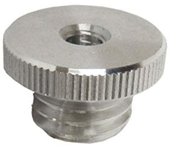 Stand Adapter 1/4'' Male To 5/8'' Screw Thread Adapter Tripod Screw Adapter Aluminum Alloy For Camera Mic