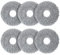 6 Stück Wischtücher Ersatzteile Zubehörr für Roborock Saros 10R /Q Revo/Qrevo MaxV/Qrevo Master/Qrevo Slim/Qrevo Pro/Qrevo S/Qrevo Curve Roboter Staubsauger