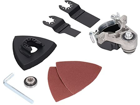 MechKit Angle Grinder Conversion Universal Head Kit Angle Grinder Converter Set, Universal Joint Angle Grinder Conversion Head Kit, Angle Grinder Adapter, Retrofit Accessories for Oscillating